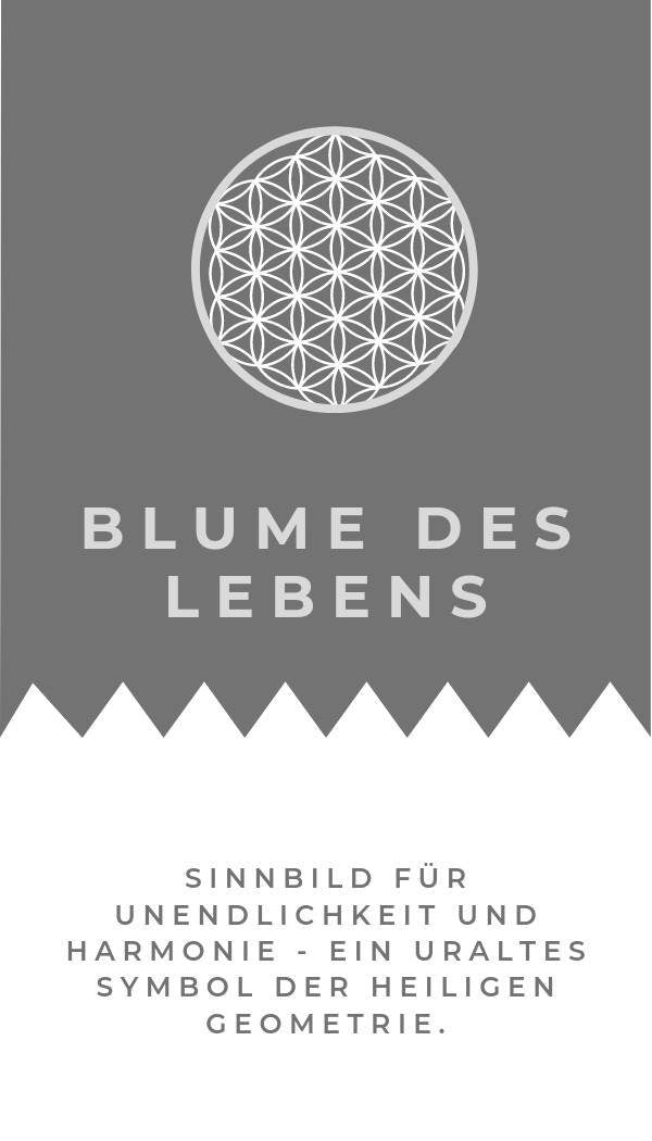 Silver necklace "Lebensblume", necklace or bracelet in 925 sterling silver, flower of life in real silver, handmade Germany, new