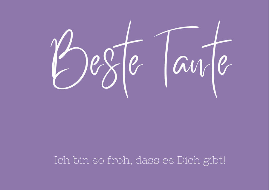 Herz-Armband für die Tante/ Patentante, "Beste Tante", Hanfband mit zierlicher Herzperle, viele Farben erhältlich mit verstellbarem Knoten